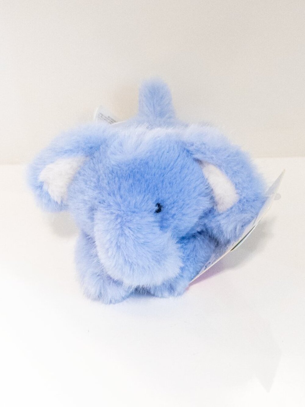 Miniso Gift Bear & Friends Blue Elephant Plush Soft Fuzzy Fur Stuffie 20cm NWT